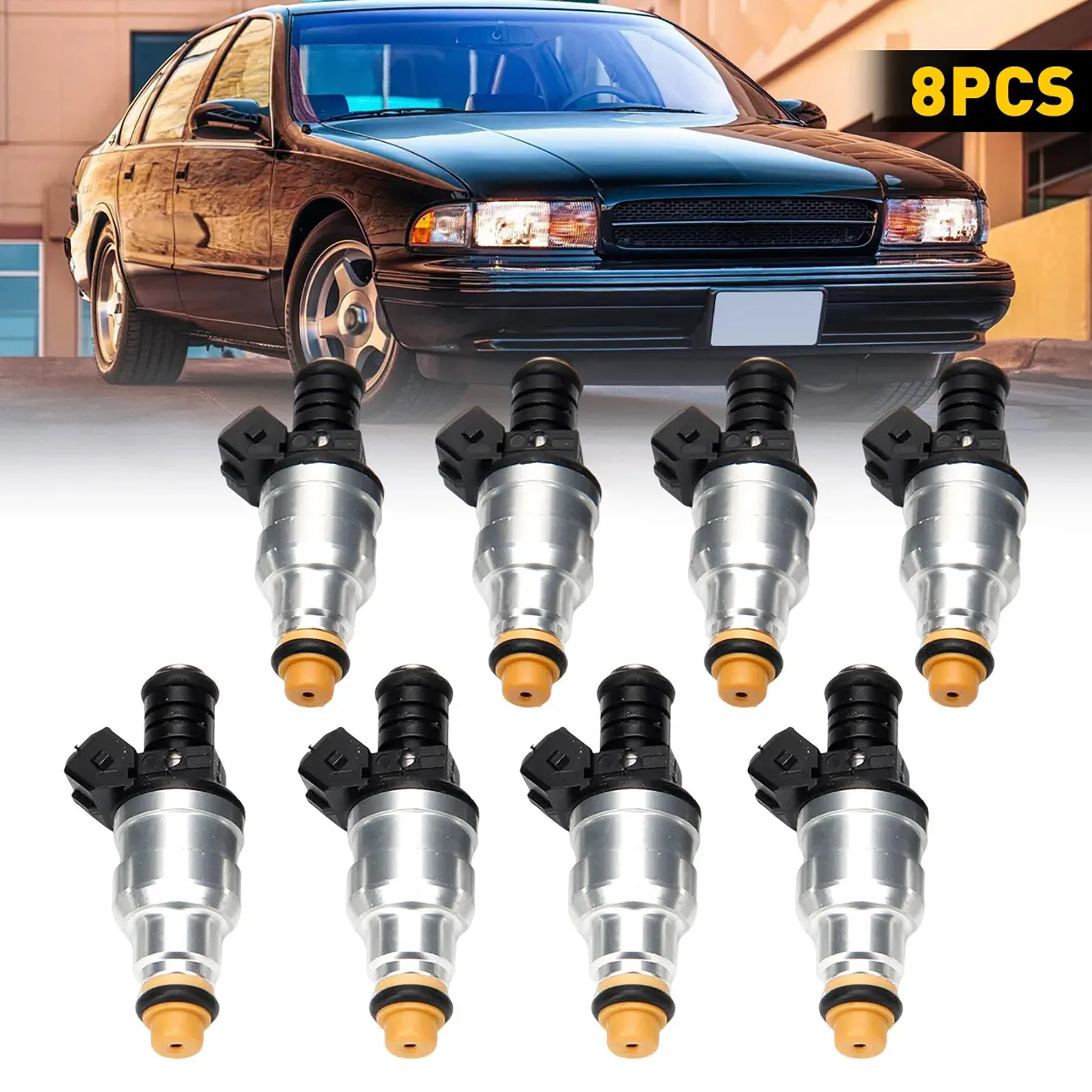 

8 шт. 0280150558 Топливные форсунки для Ford Mustang, Chevy Camaro, Ford F-150, Corvette, Impala 5.0L V8, автомобильные аксессуары