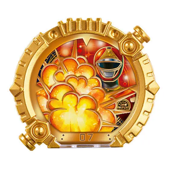 أحدث نموذج أصلي من Bandai رقم 1 Sentai Gozyuger Gashapon Gp03 موجة سوبر سينتاي حلقة الربط الدعامة تأثيري الدعامة المشجعين هدية #5