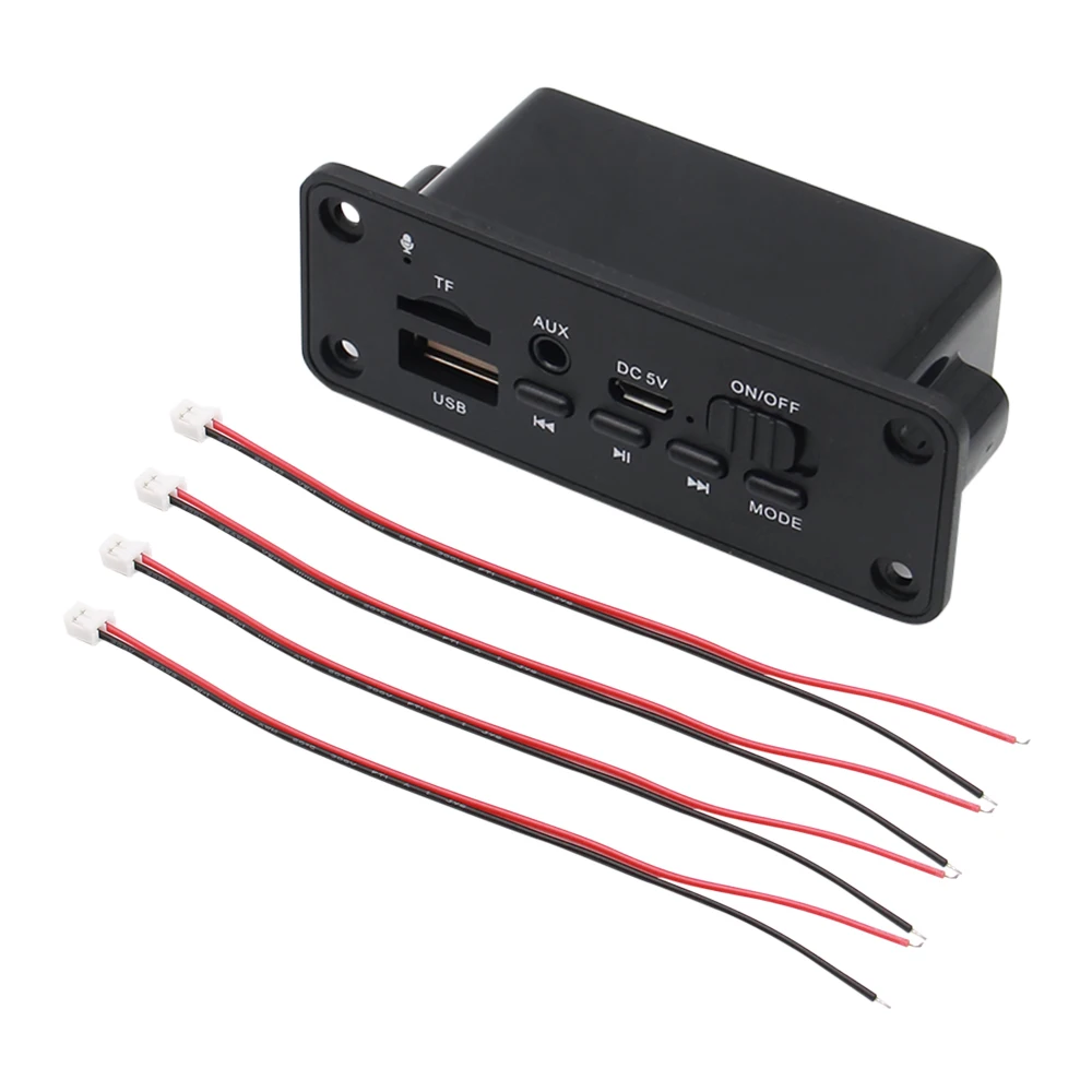 Bluetooth 5.0 12V MP3 Decoder Board Decoding Module MP3 WAV U disk TF Card USB/SD Digital Player Audio Board With Remote Control