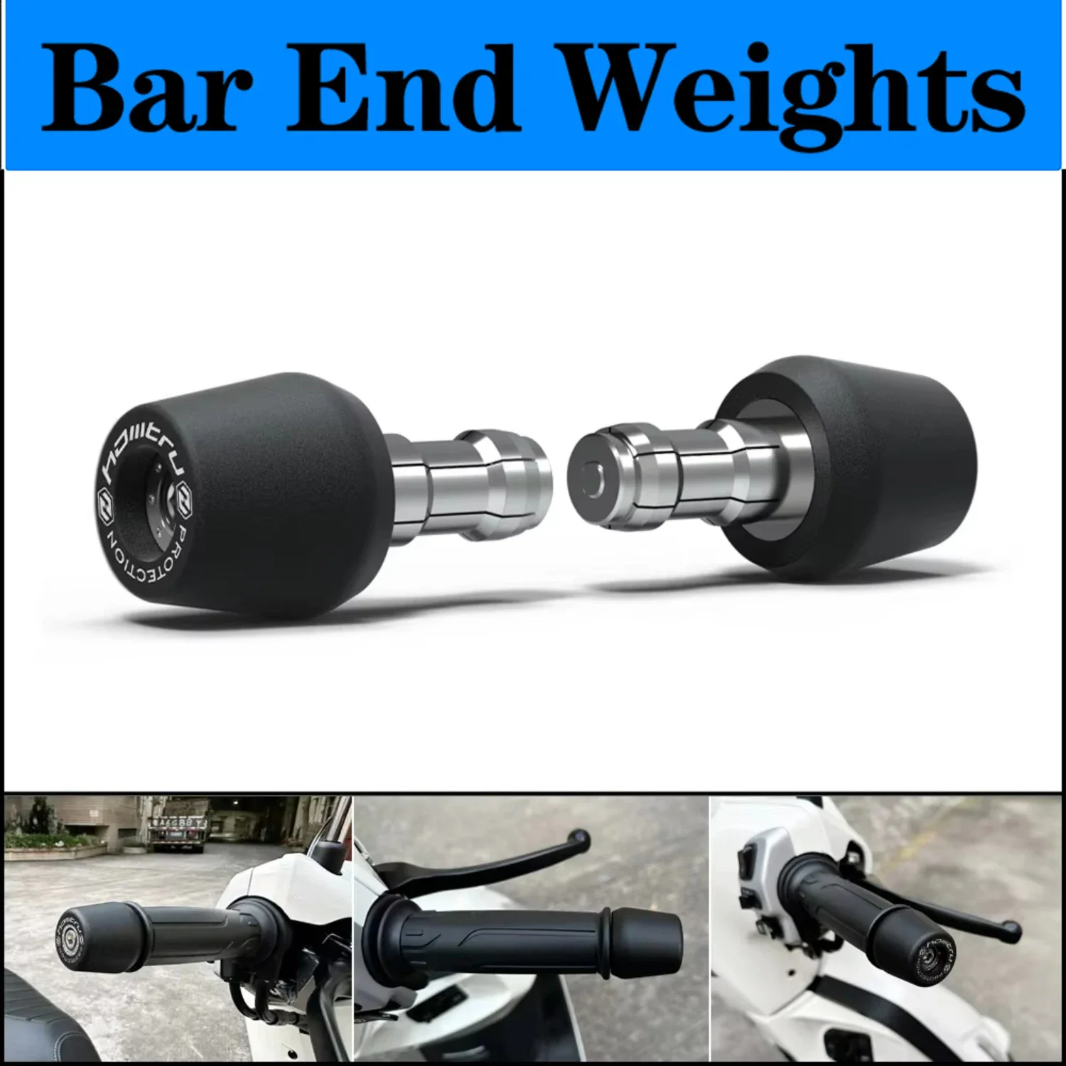 For Suzuki Katana 2019-2023 Handle Bar End Weight Grips Cap