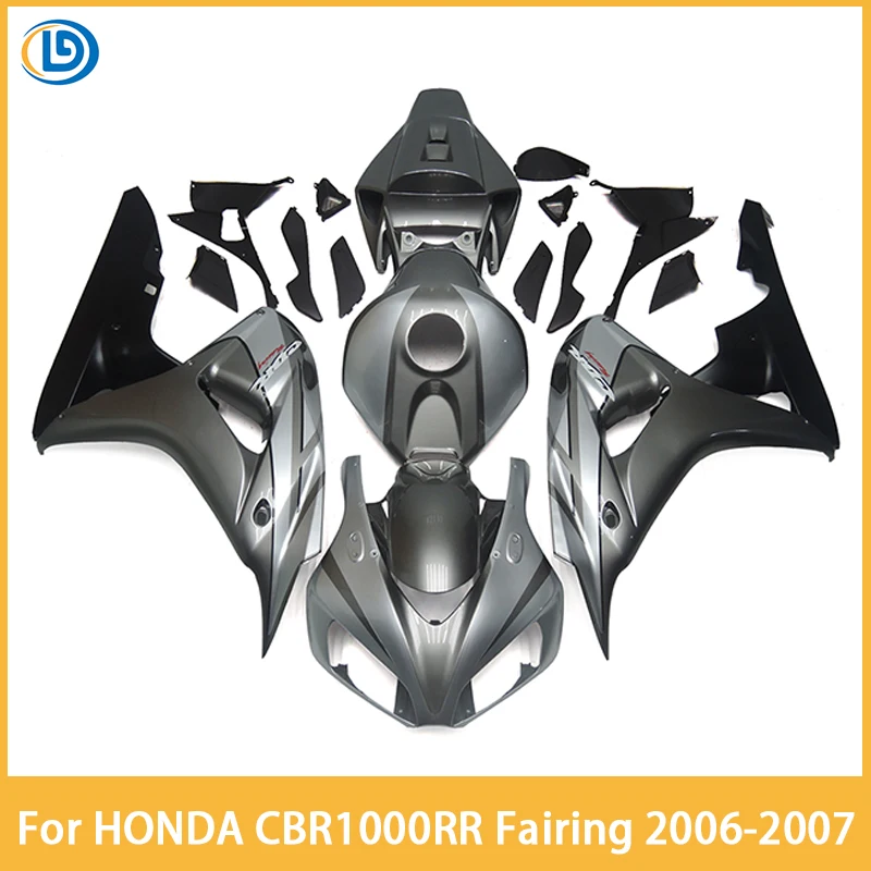 

New ABS Motorcycle Fairings Kit Fit For Honda CBR1000RR 2006 2007 cbr1000 RR CBR 1000RR 06 07 bodywork fairing set Silver black