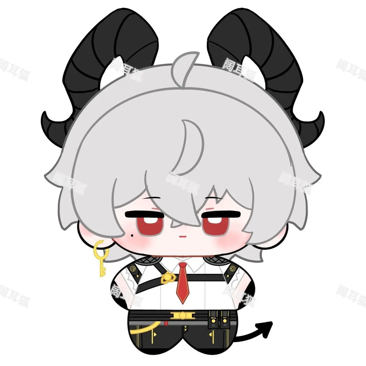 

Wuthering Waves Ciaccona Zani 10CM Cosplay Cotton Doll Stuffed Toys Attribute Plushie Gift Pendant Keychain Christmas Present