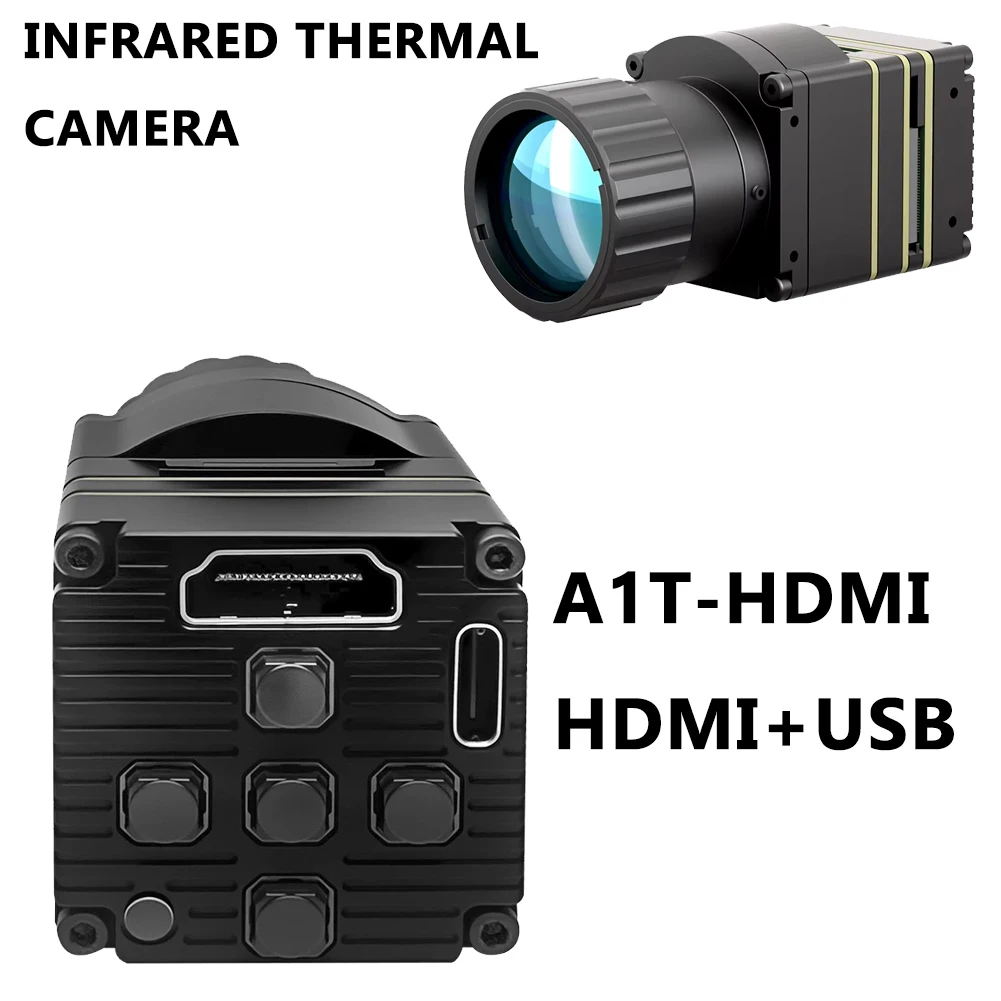 

Infrared Thermal Camera 640x512 Industry Thermal Imager LWIR Camera HDMI USB UVC Uncooled Vehicle IR Imaging Camera Outdoor