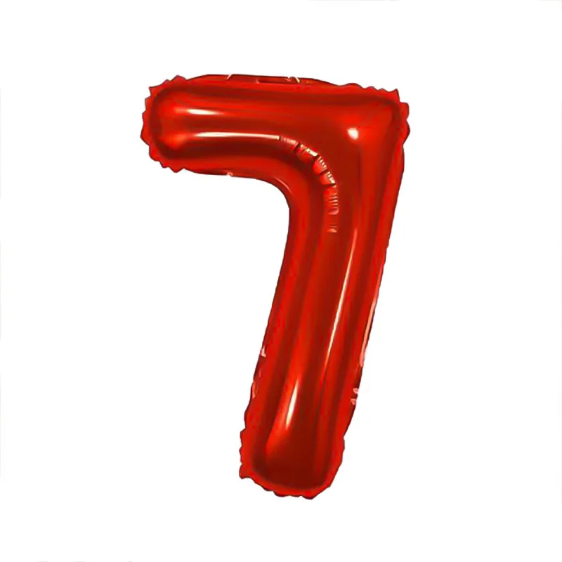 1 Stück 40 Zoll US-Version Schlanke Große Rote Zahlen 0-9 Folienballons Hochzeit Geburtstag Party Dekoration Jubiläum Heliumballon – Detail 13