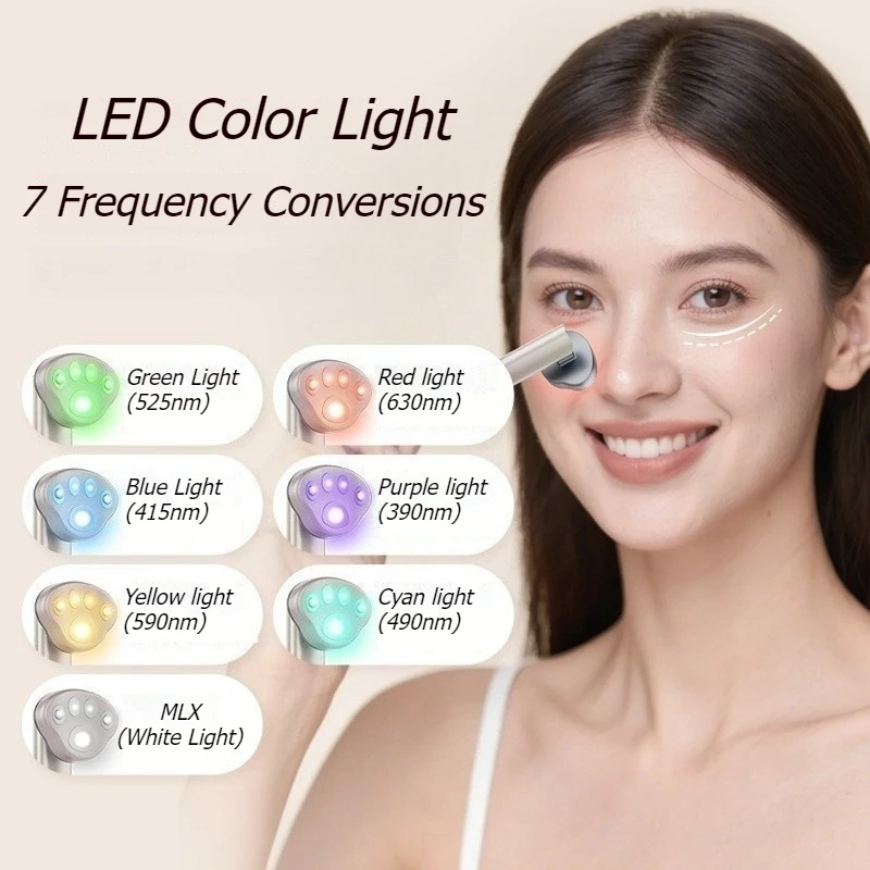 Massaggiatore per occhi a vibrazione Cerchi scuri Rimozione del grasso oculare Attrezzatura per la bellezza della pelle Dispositivo cosmetico per donne Dispositivi elettrici per la bellezza per uso domestico