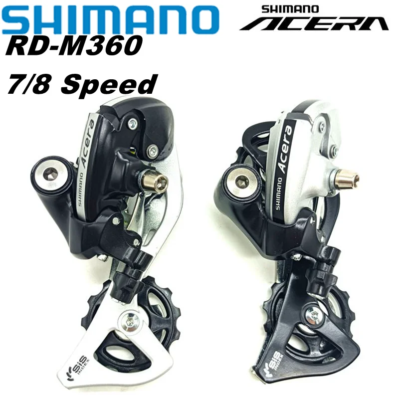 Shimano Acera RD-M360 7 8 Speed Bike Rear Derailleur 21s 24s MTB Mountain Bicycle Shifters Original Parts