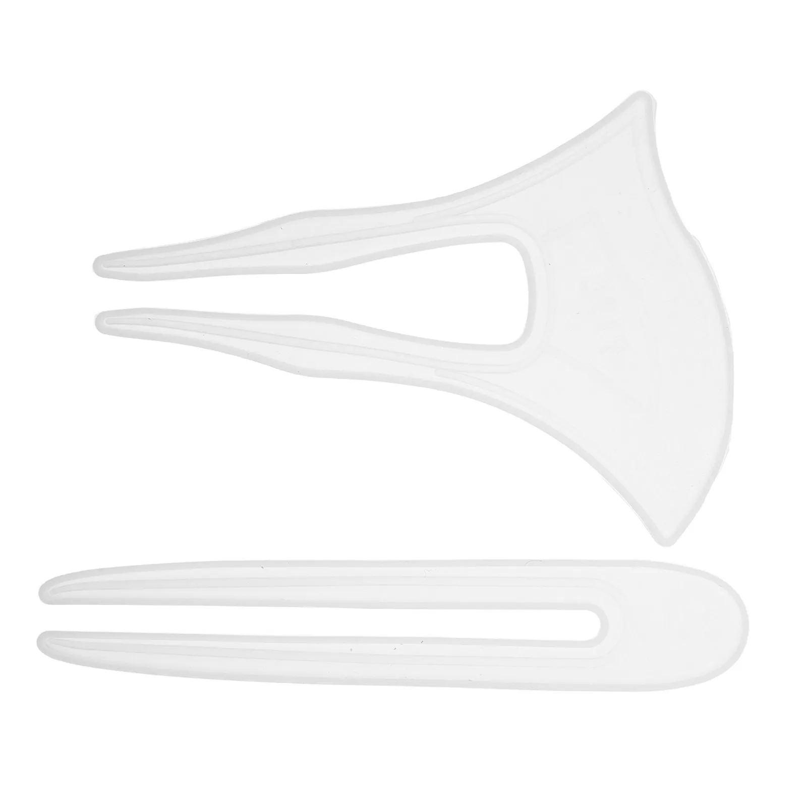 2 pcs Silicone Resin Jewelry Pendant Craft Mold Making Halloween Christmas New Year Jewelry Making Art Student Hairpin
