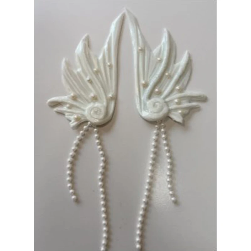 Mermaid Silicone Earrings Mermaid Princess Hanging Ear Mermaid Ear Elf Ear Travel Props Mermaid Swimsuit Accessories