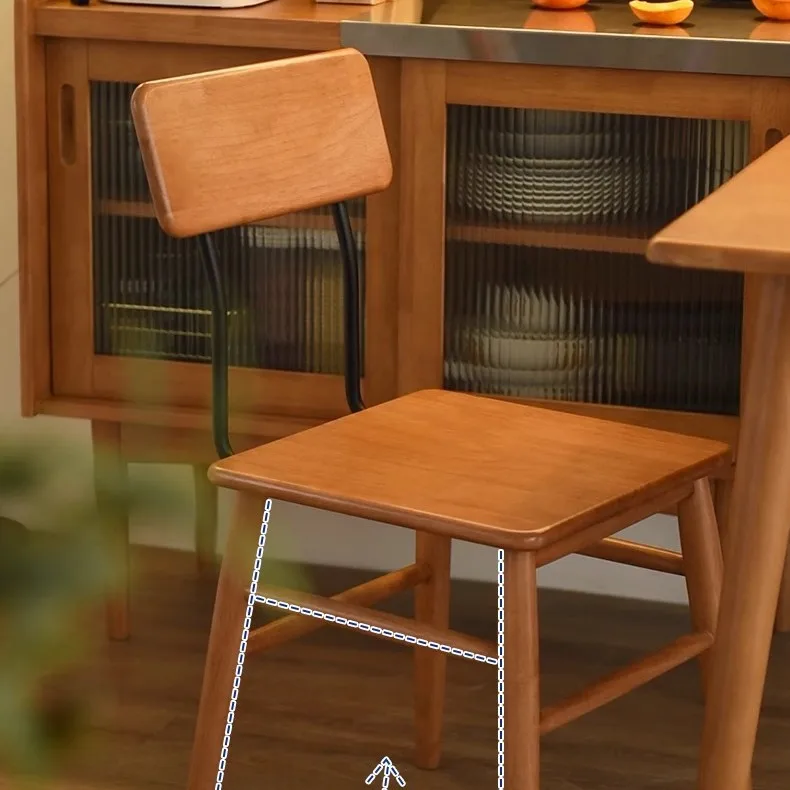 تخصيص الخشب الصلب المنزل كرسي مكتب بسيط الشمال مكتب مسند الظهر كرسي خشب الكرز