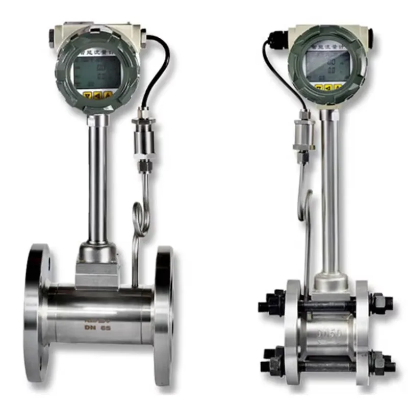 

Hot Sale Digital Steam Vortex Air Flow Meter Price Intelligent Steam Compressed air High-precision Count Display Flowmeter