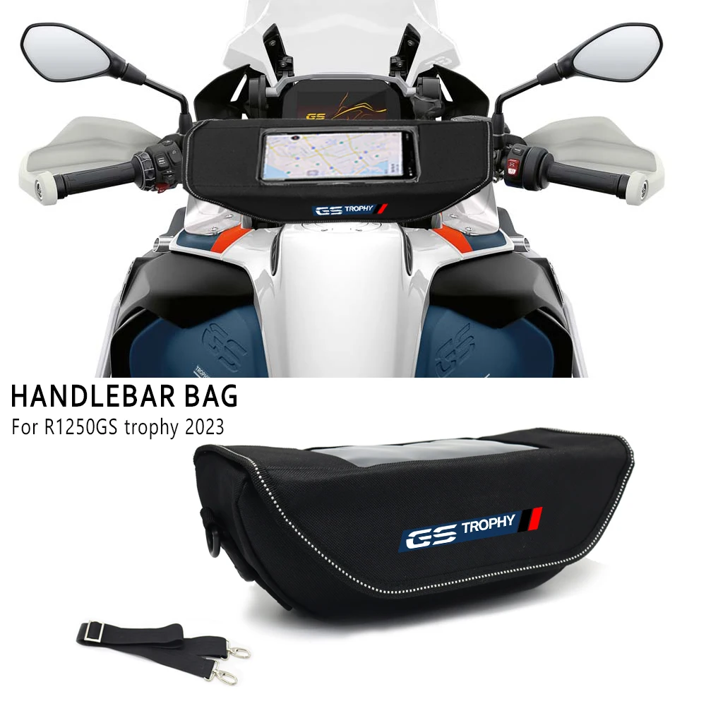 

For R1250GS trophy 2023 Motorcycle Waterproof And Dustproof Handlebar Storage Bag