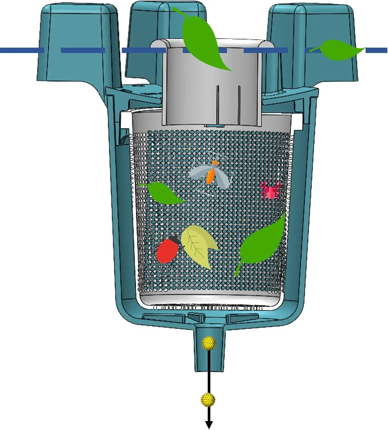 The Automatic Pool Surface Cleaner - Clarifier Pool Skimmer - Suction Skimmer for Pools