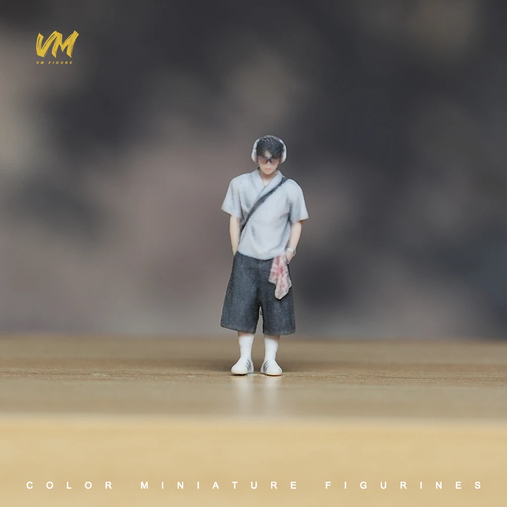 Miniaturfigur im Maßstab 1/64 Coole Business-Kleidung für junge Männer und Frauen 3D-Druck Mini-Puppe für Automodell-Dekoration und Ausstellung – Detail 5
