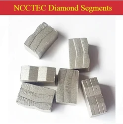 M Shape Diamond segments teeth heads for Combination mine saw blade cutting bluestone