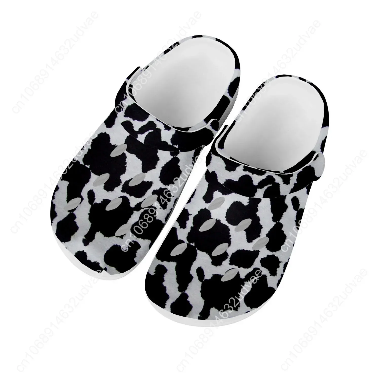 Cow Pattern Water Shoes Mens Womens High Quality Fashion Home Garden Clogs Custom Sandals Beach Breathable Hole Slippers