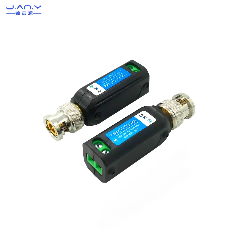 Coaxial HD twisted pair transmitter ahd CVI TVI video monitoring BNC to network line signal extension