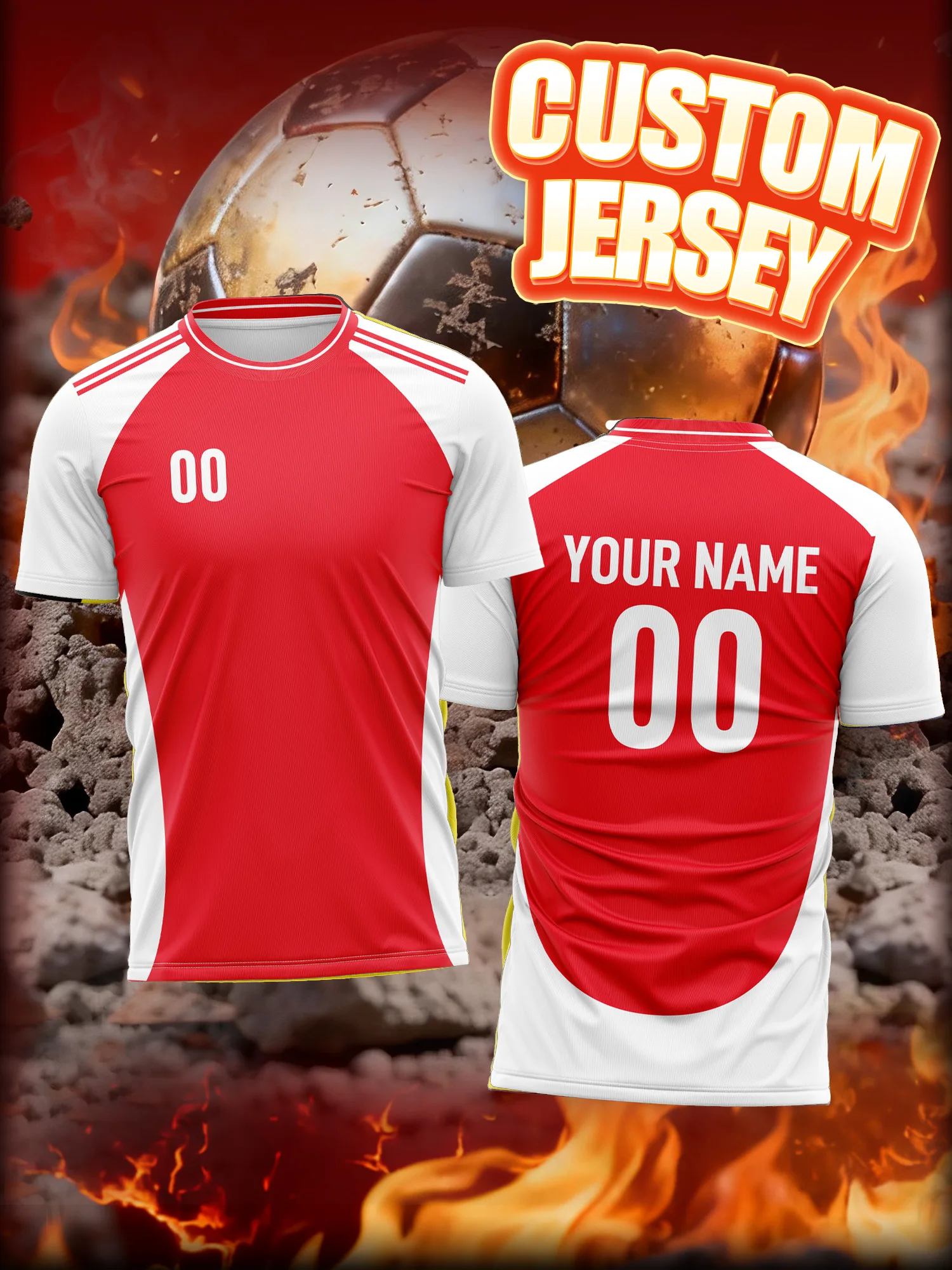 

Футбольная форма с индивидуальным изображением, номером и именем, комплект для городского дерби, эластичная и прочная одежда для местных футбольных противостояний