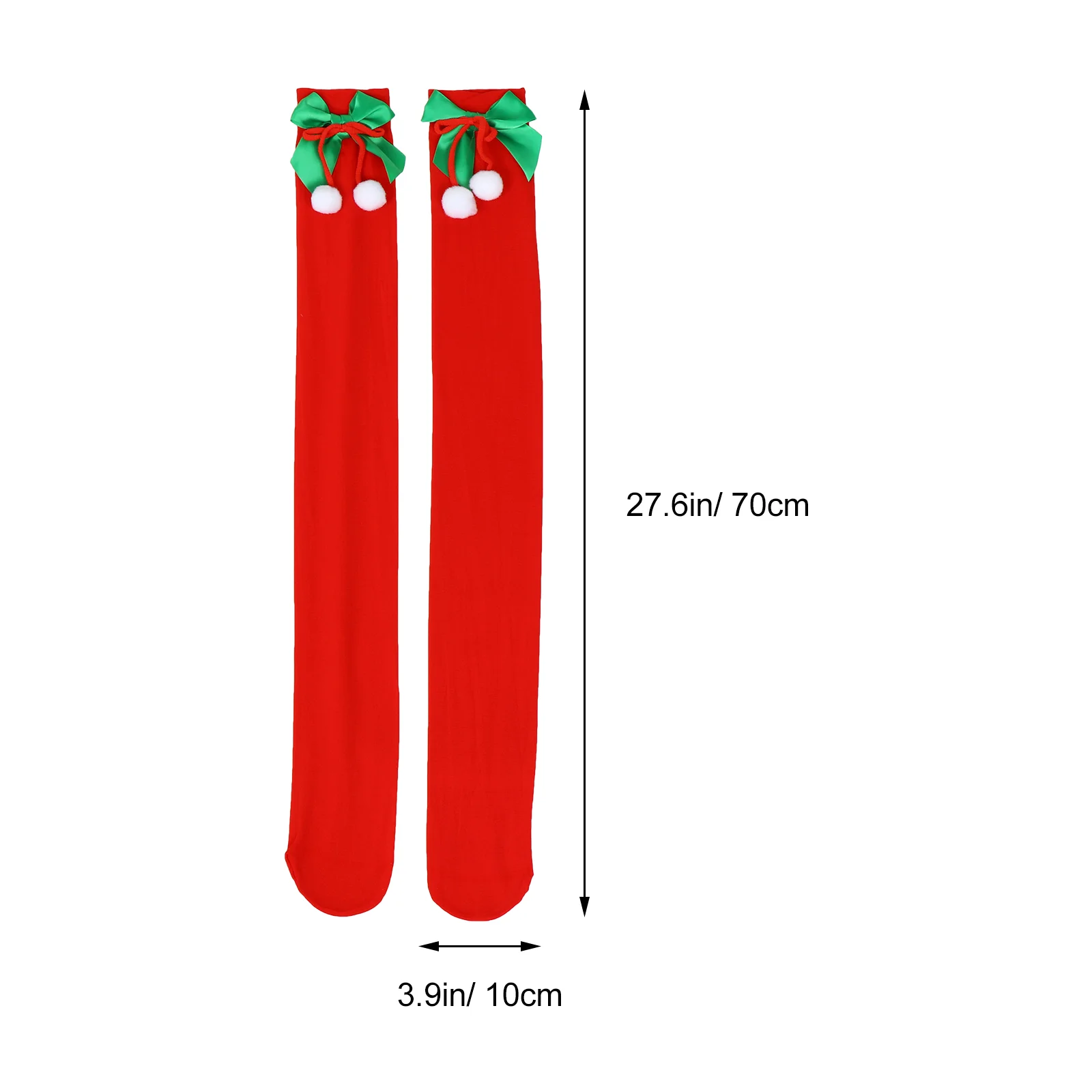 Christmas Stockings Santa Socks Xmas Holiday Gift Casual Legging Thigh Festival Girls Clothing Cosplay