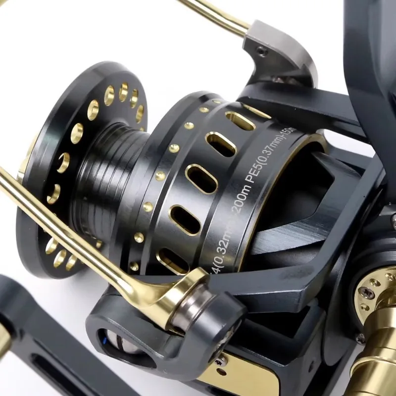 Full Metal Spinning Wheel 30kg Boat Fishing Spinning Wheel Sea Fishing Giant Wheel Long Throw Iron Plate