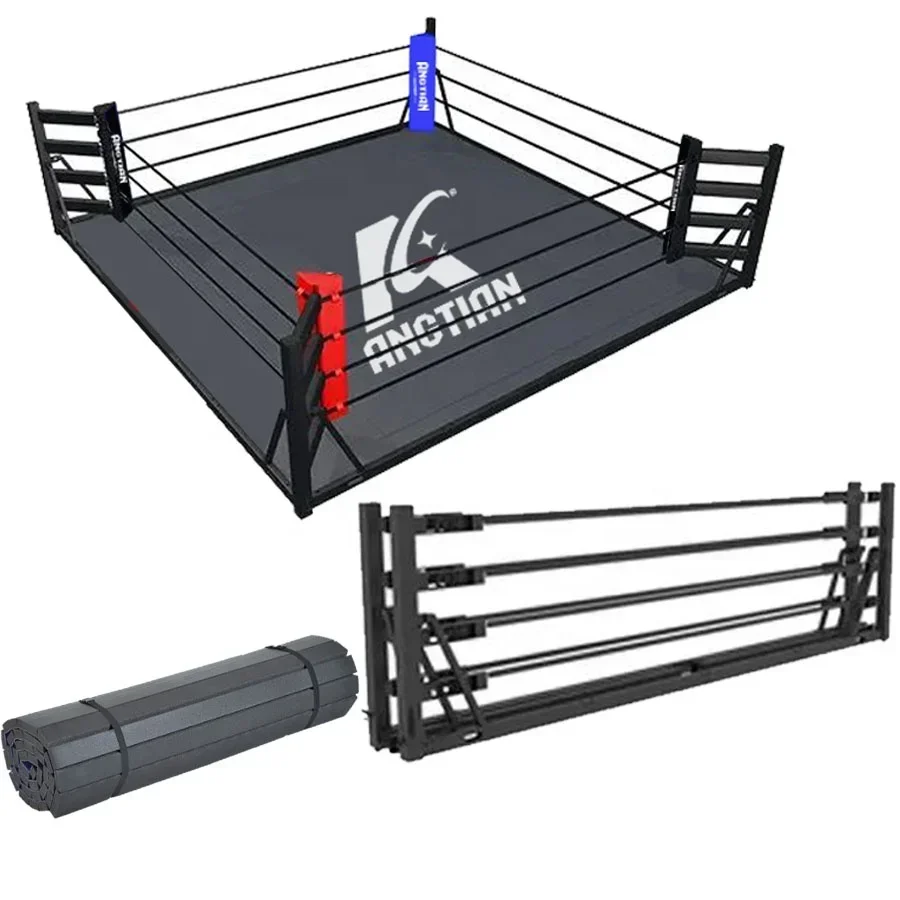 Hot sale portable wrestling ring folding boxing ring for martial arts fight taekwondo training outdoor boxing ring