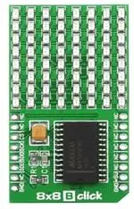 

1pcs Module MIKROE-1306 DISPLAY BOARD 8X8 GREEN CLICK Development Board Winder