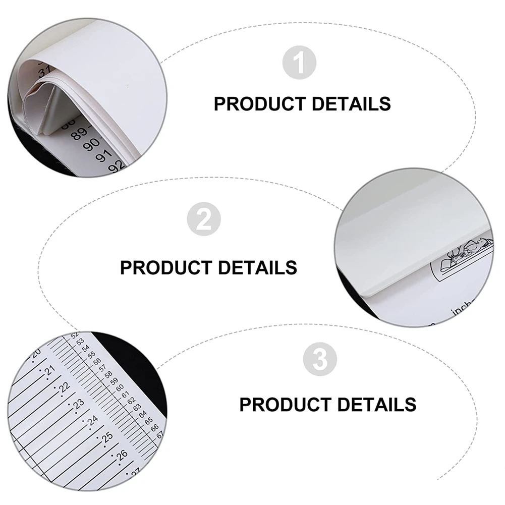 LICE-Infant Measuring Mat Plastic Baby Height Measurer Ruler Height Measure Tool Measuring Chart For Nursery Wall