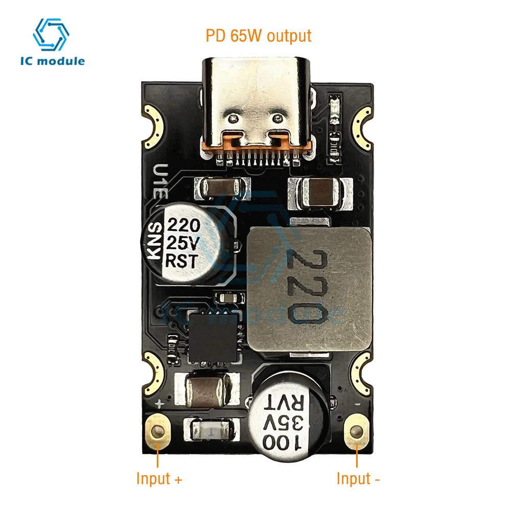 PD65W Fast Charging Module Type-C Interface PD3.1 PPS Fast Charging QC3.0 SCP