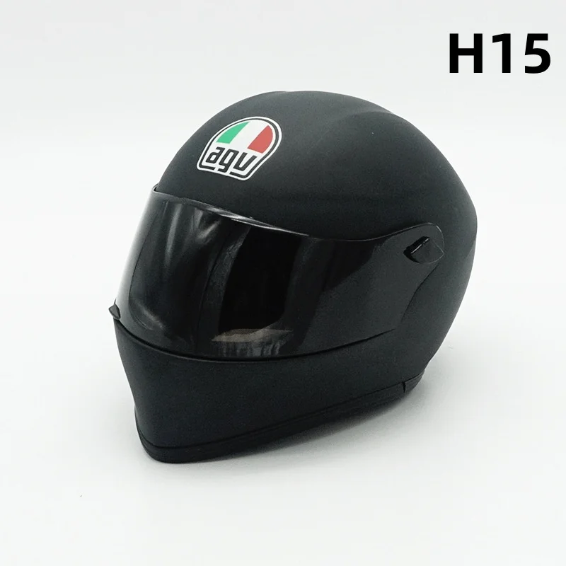 30cm bear helmet figure, rally bear motorcycle motorcycle trunk rear seat small helmet model decoration, super cool accessory