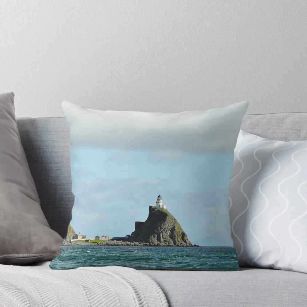 Sanda Isle Lighthouse & Ailsa Craig Scotland Throw Pillow Cushion Cover Luxury Custom Cushion pillow