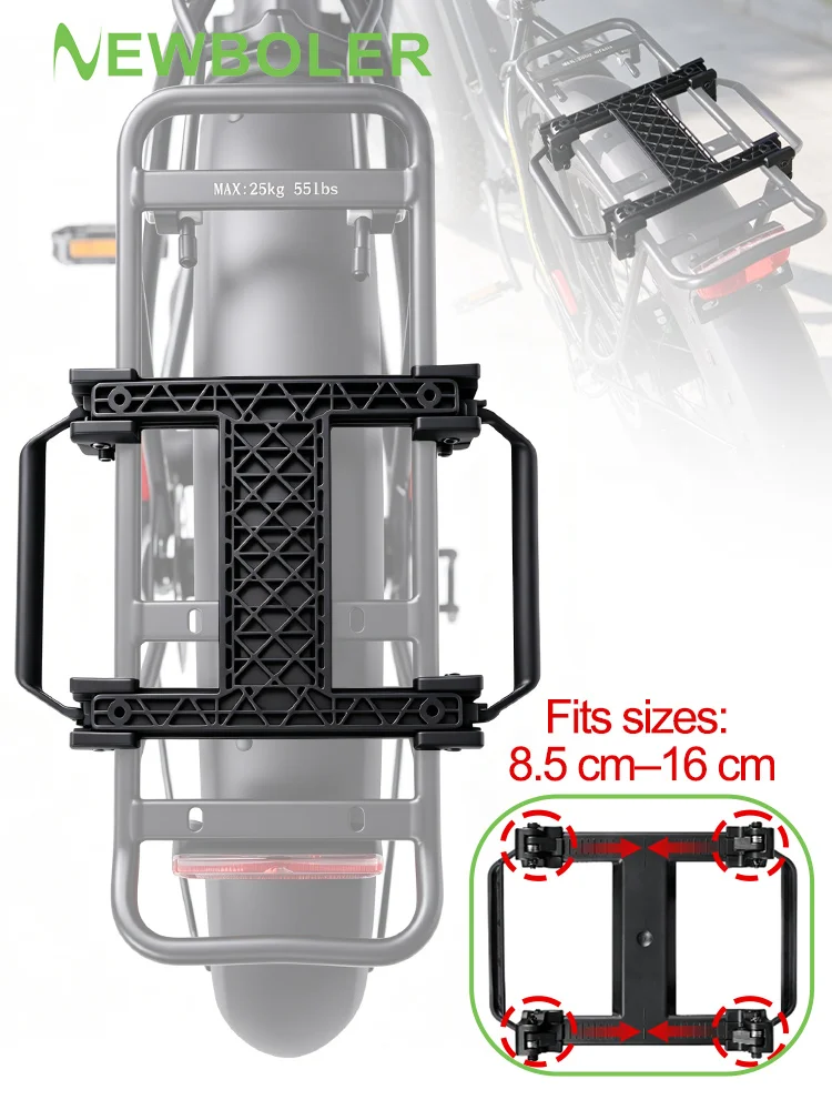 AliExpress NONE NEWBOLER E-Bike Quick Release Adjustable Bracket Bicycle Cargo Rack For Outdoor Travel Shopping Bicycle Accessories