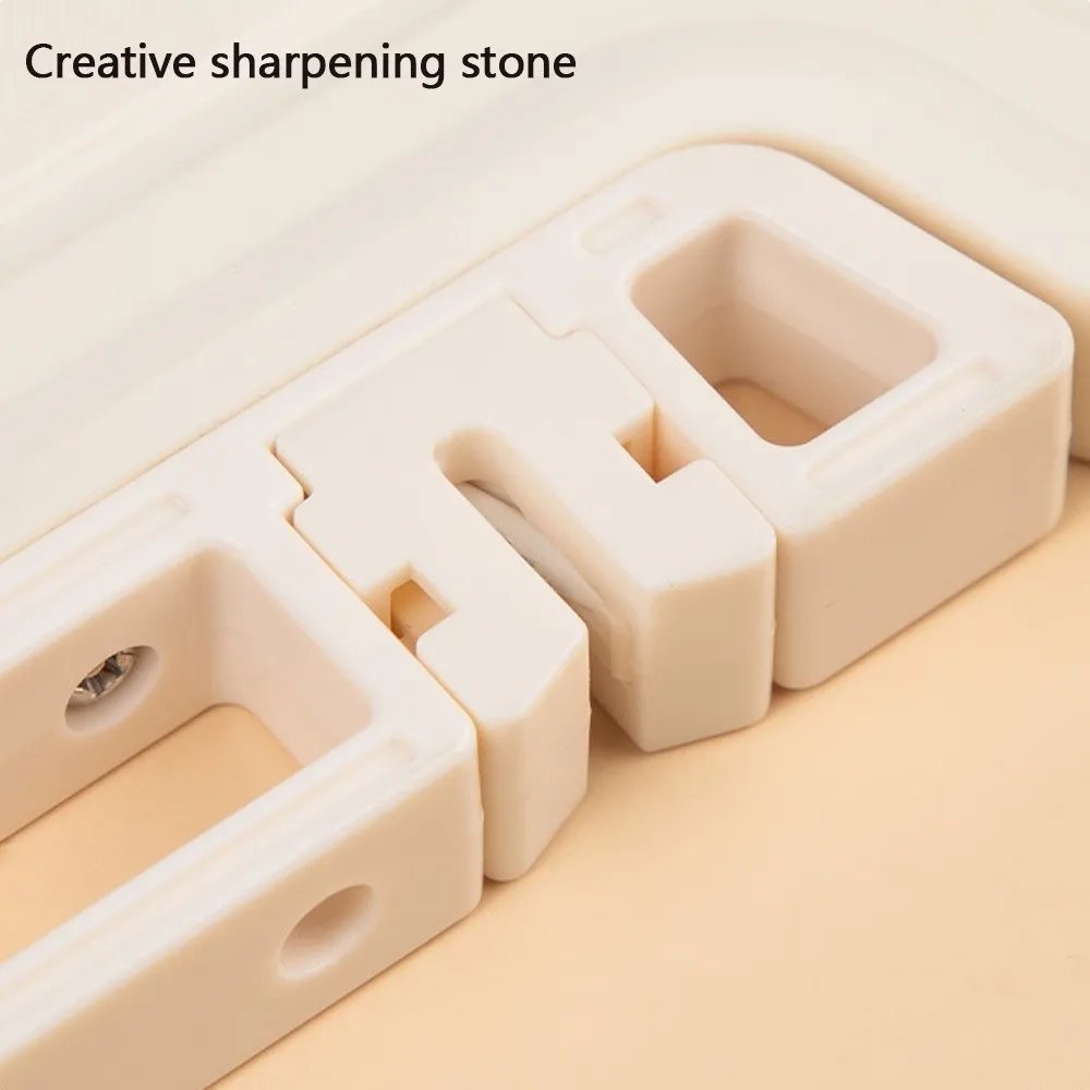 Double Sided Chopping Board Stainless Steel Anti-Slip Cutting Board with Sharpener Multifunctional Chopping Block