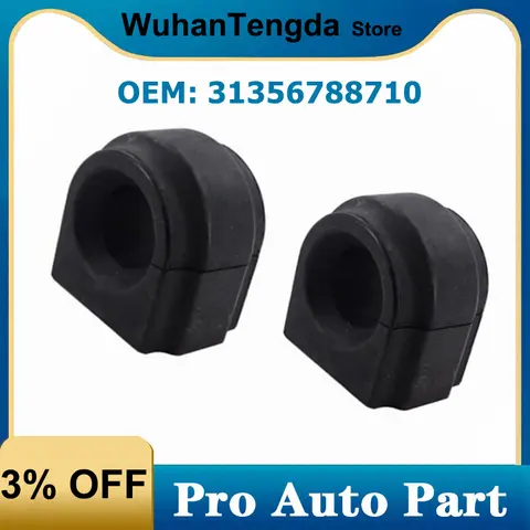31356788710 프론트 서스펜션 스태빌라이저 흔들림 방지 바 고무 슬리브 부싱, BMW X3 F26 X4 F25 용, 2 개