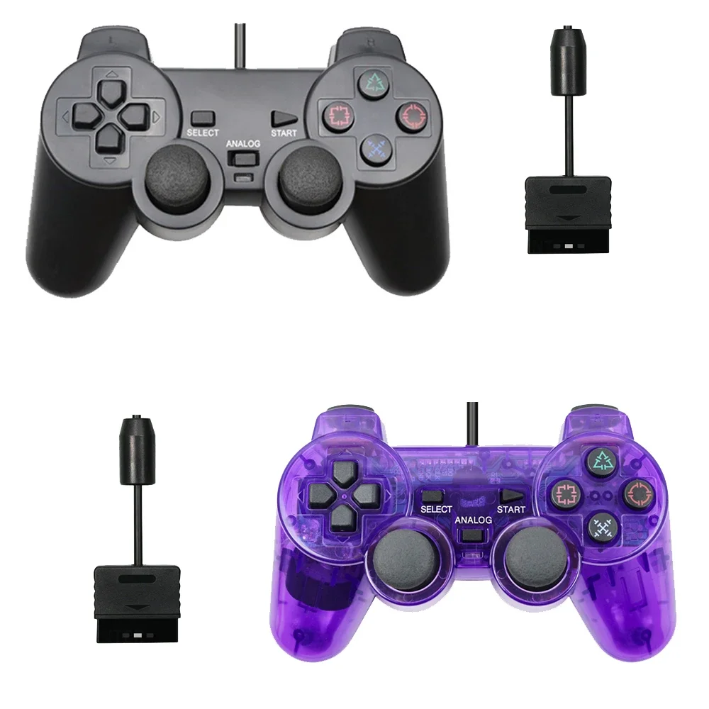 

Wired Controller For PS2 Shock Remote For PlayStation 2 Console Controle For Sony PS2 Joypad Gamepad Mando for Kids Gift