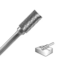 8 Stück/Set Durchmesser. 6/8/10/12 mm 1/4 Zoll (6 mm) Schaft Wolframkarbid-Frässtifte Bit Double Cut CNC-Gravur für Metall, Stahl, Aluminium – Detail 14
