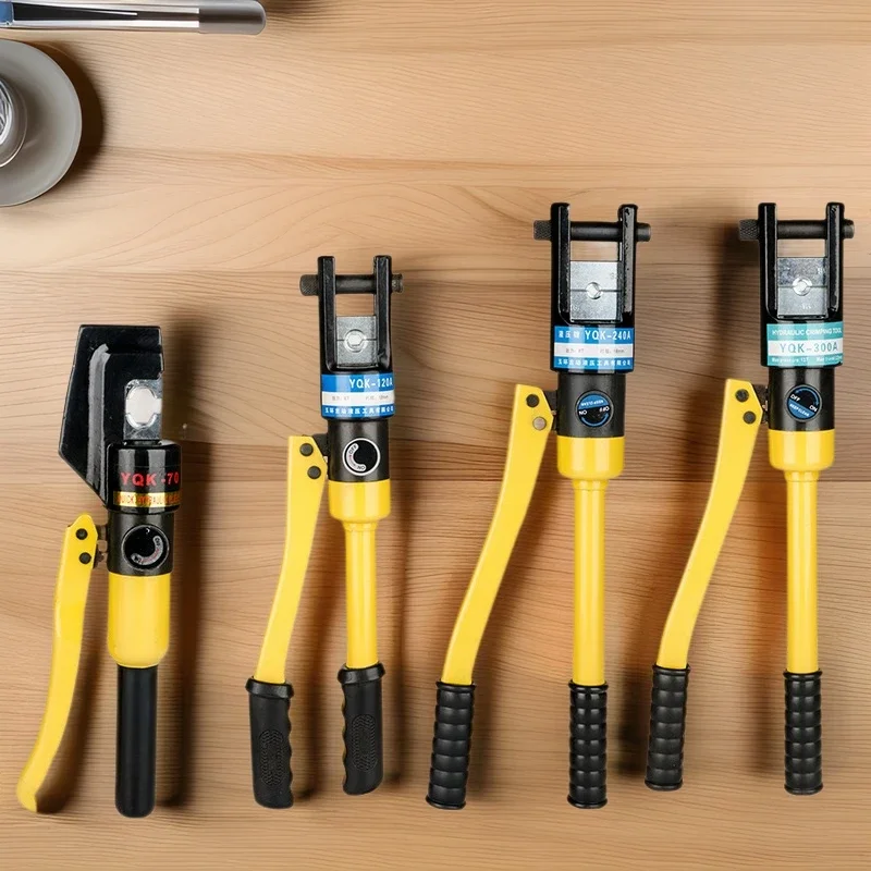 Manual Hydraulic Pliers YQK 70/120/240/300 Hydraulic Plier Portable Cable Crimping Tongs Labor Saving Quick Crimping Tools