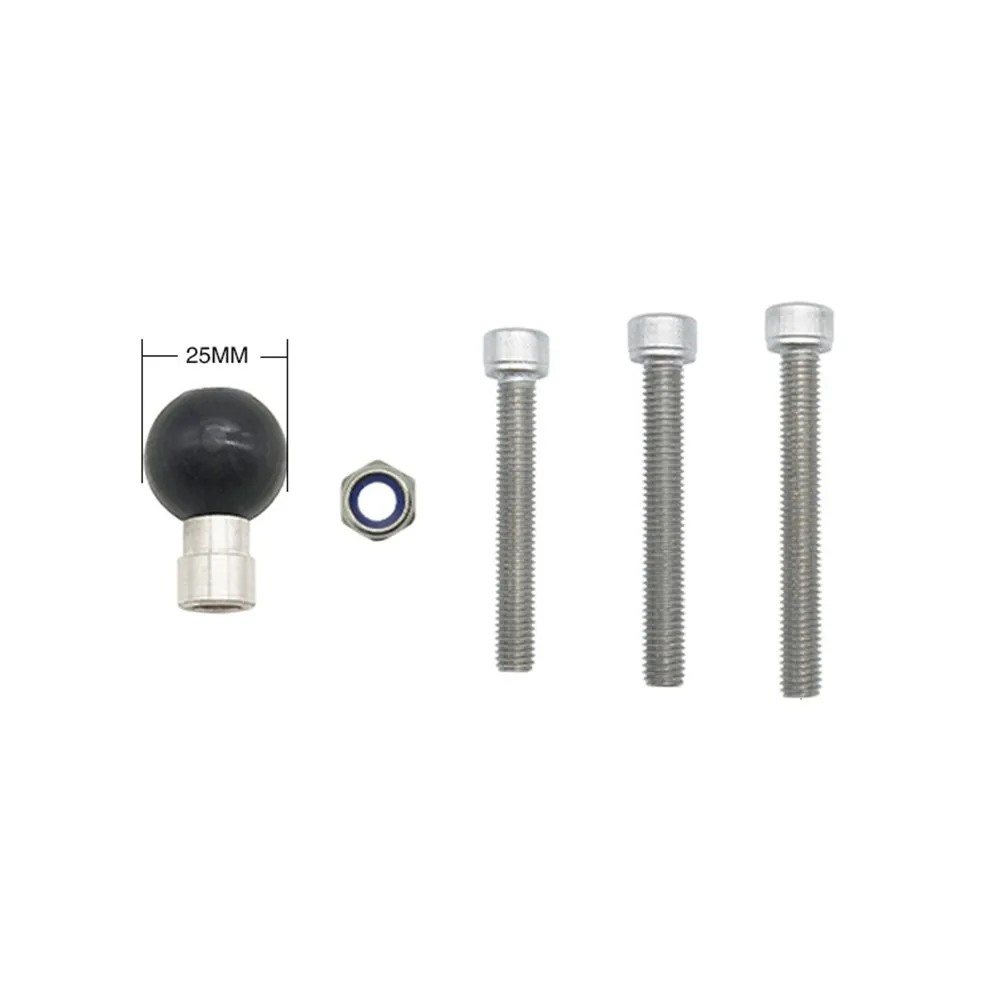 Universal Ball Head Mount Adapter with M8 Thread for Phone Holder Stand Replace Damaged Parts Ideal for Action Camera and