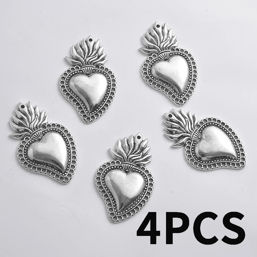 Vintage Fashion Earrings - Ensemble de 4 breloques vintage en