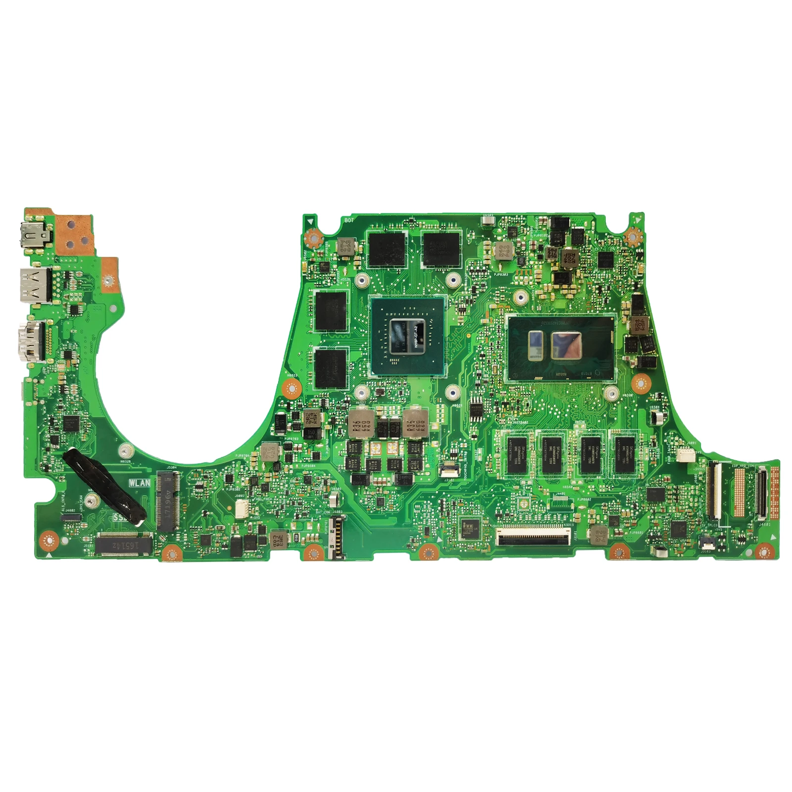 UX530UQ Mainboard For ASUS UX530UX RX530UQ BX530UQ UX530U Laptop Motherboard CPU I3 I5 I7 7th Gen 8GB/16G-RAM 940MX/GTX950M