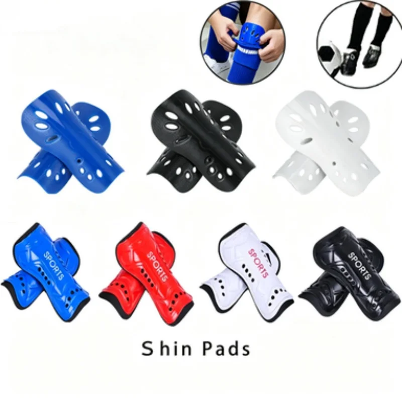 New 1 Pairs Soccer Shin Pads Breathable Ventilated Football Shin Guards Calf Protector for Teens Adults Football Training