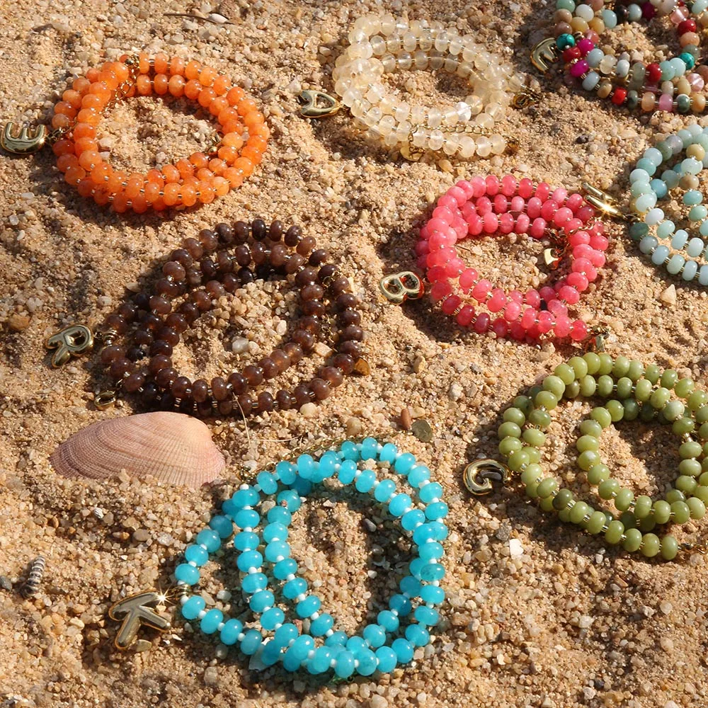 2026 Böhmische klassische, beliebte Farbvarianten, personalisierte, individuell gestaltete, perlengetrennte, handgefertigte Choker-Halskette als Geschenk – Detail 2