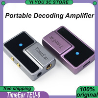 TimeEar TEU-8 Decoder Headphone Amplifier USB-C Headphone Amplifier Mini HIFI Sound DAC AMP Portable 3.5/4.4mm For Kz Fiio Fosi