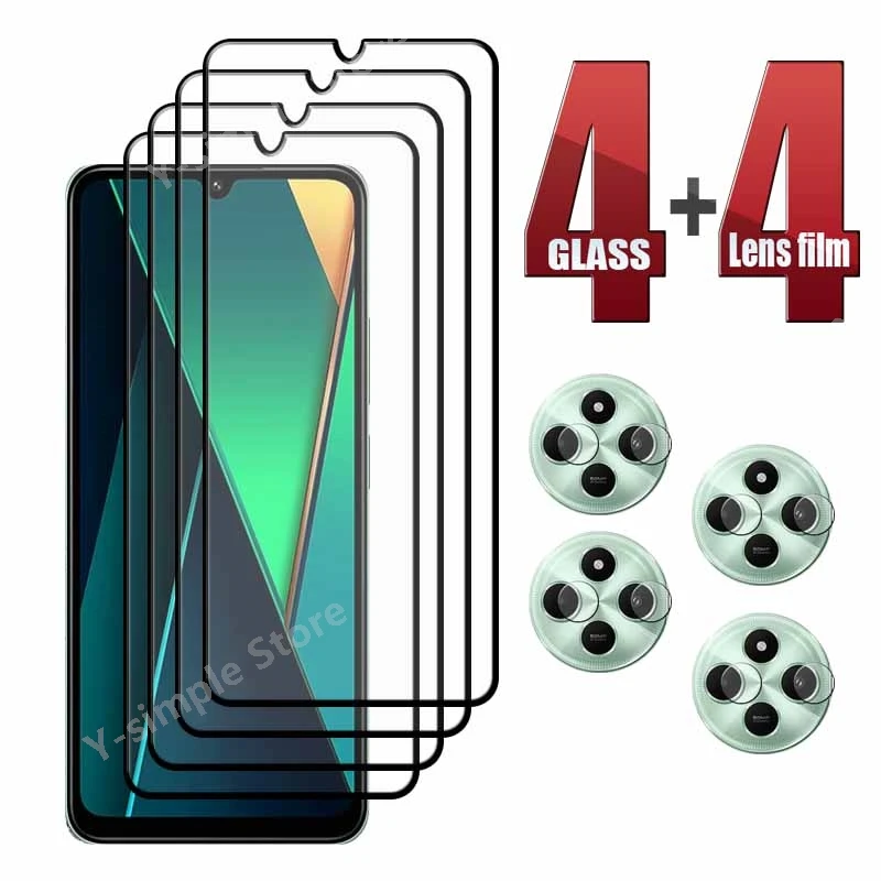 

Phone Glass For Xiaomi POCO c75 Screen Protector For poco M7 Full Cover For POCO c75 m7 Soft Camera Lens film