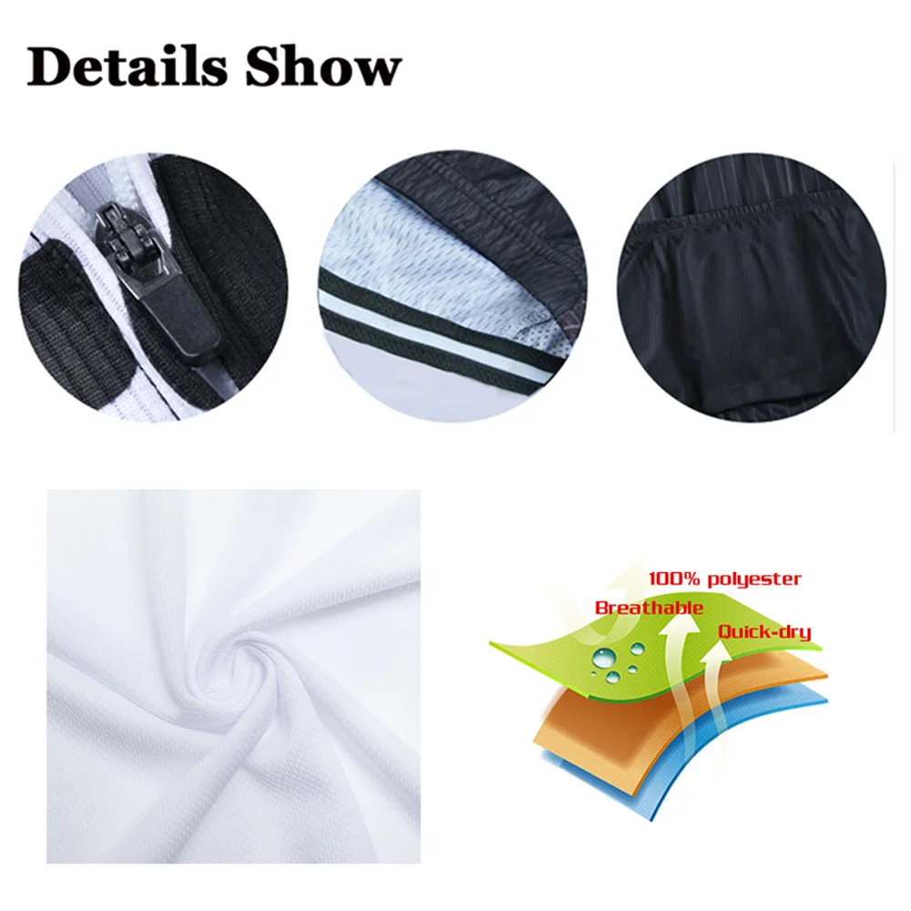 New Cycling Clothes Summer Outdoor Quick Dry Bike Uniform Men\'s Pants Gel Sports MTB Bib Jersey Set Bycicle Clothing Road Suit