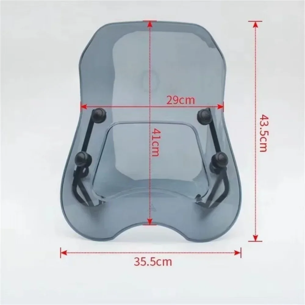 Loncin Vog 500AC フロントガラスレトロ車のフロントガラスサンバイザー 500AC ウインドディフレクター Vog 500AC