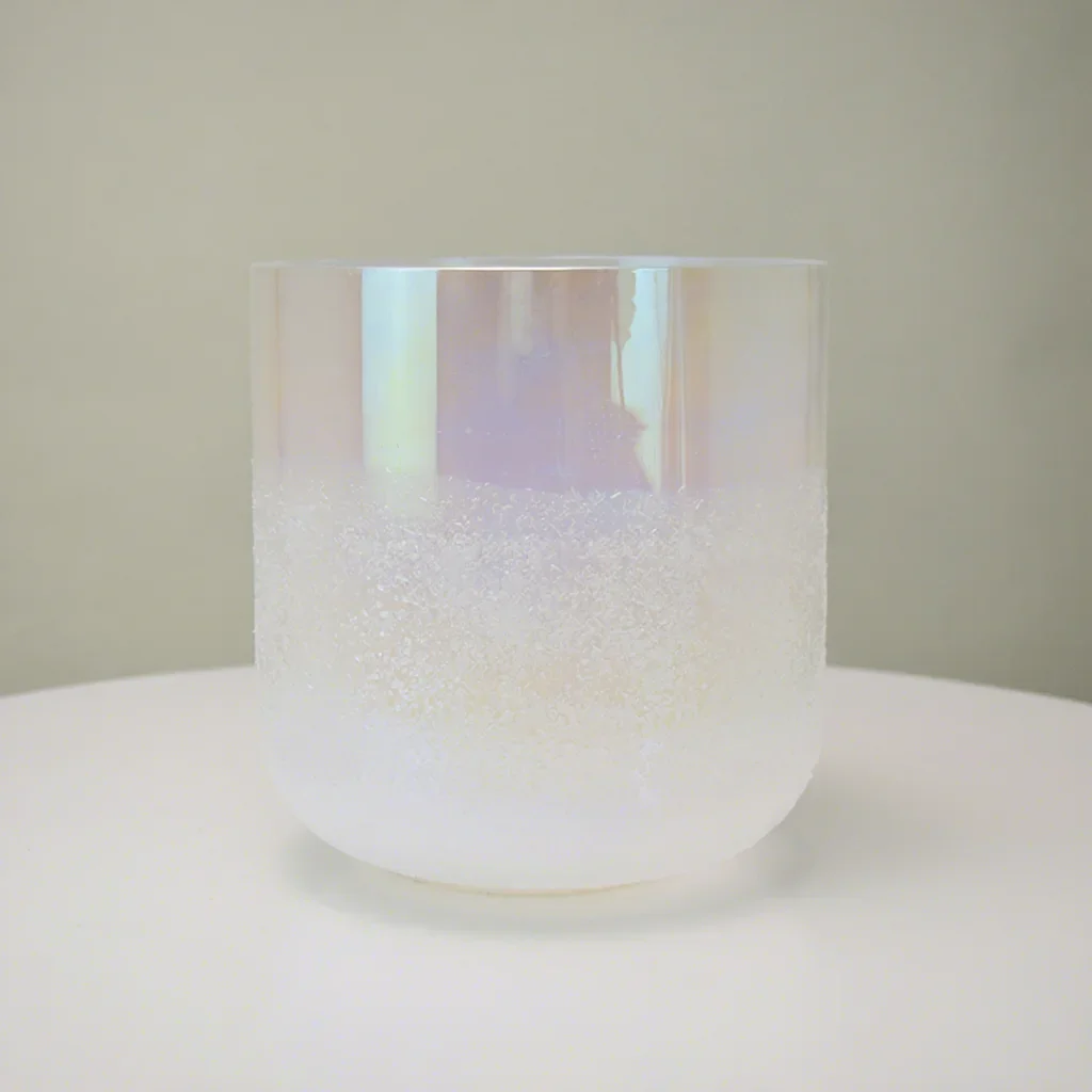 Natural Gemstone Sound Therapy Crystal Mindfullness Bowl Sound Healing Instrument Alchemy Quartz Crystal Singing Bowl Meditation