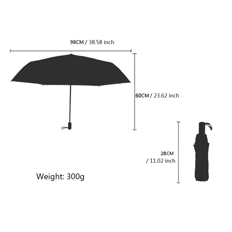 Cherry blossom three fold umbrella travel portable flexible literary small fresh vinyl sunscreen umbrella for men and women