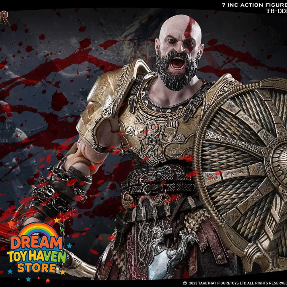 デラックスエディション TAKETHAT Brotoys TB001 1/12 スケール男性兵士クレイトス神の戦争 7 インチアクションフィギュアモデルコレクタブル人形