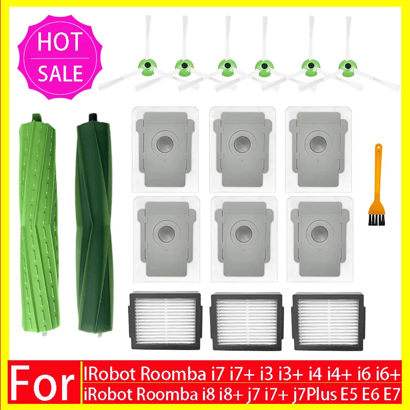 

Replacement Parts Accessories for iRobot Roomba i3 i3+ i4 i6 i6+ i7 i7+ i8 i8+J7 J8 /Plus E5 E6 E7 I,E &J Series Vacuum Cleaner