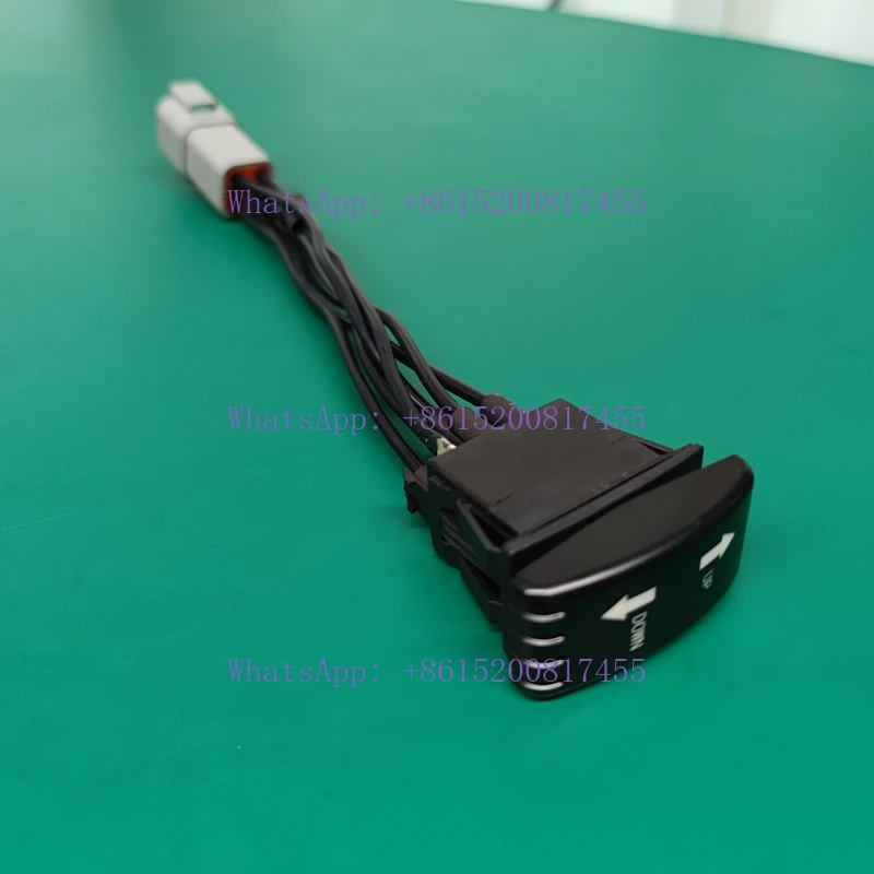 Liugong fully enclosed rocker switch 34B2452 hood lift switch modification parts button key accessories