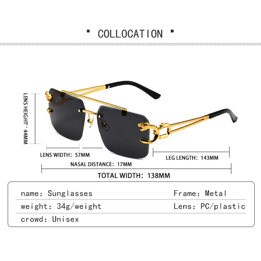 DDDLONG Retro Fashion Sunglasses Women Men Metal Sun Glasses Classic Vintage UV400 Outdoor Shades D484